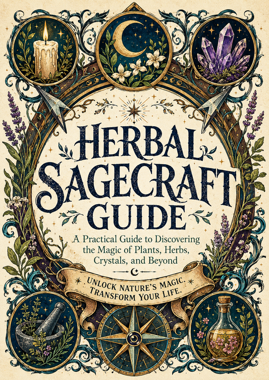 Herbal Sagecraft Guide: A Practical Guide to Discovering the Magic of Plants, Herbs, Crystals, and Beyond