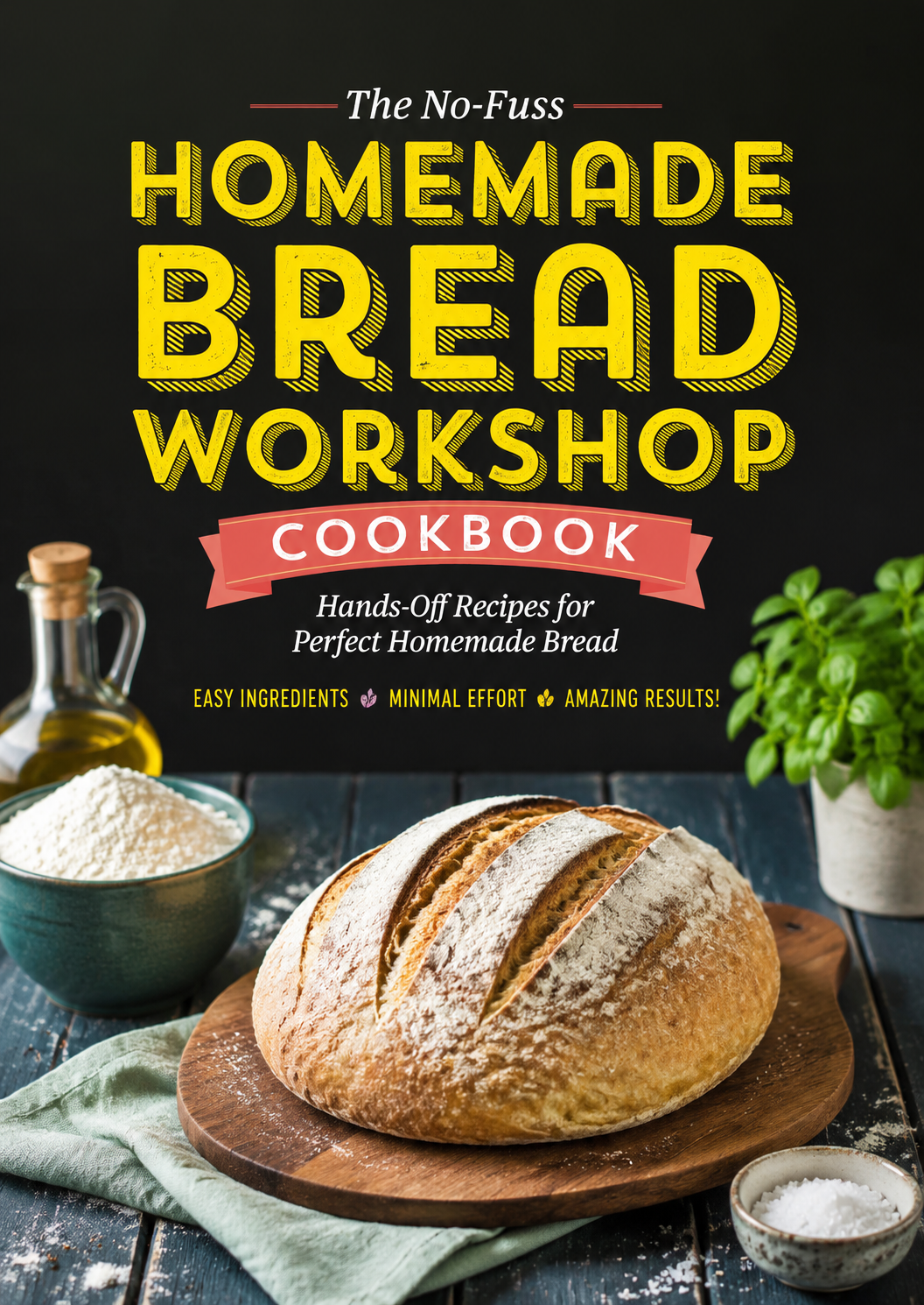 The No-Fuss Homemade Bread Workshop Cookbook: Hands-Off Recipes for Perfect Homemade Bread